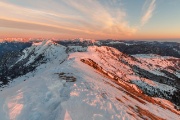 Sabato 7 dicembre 2013 – Monte Sodadura: Il rosso tramonto di Sant’Ambrogio - FOTOGALLERY